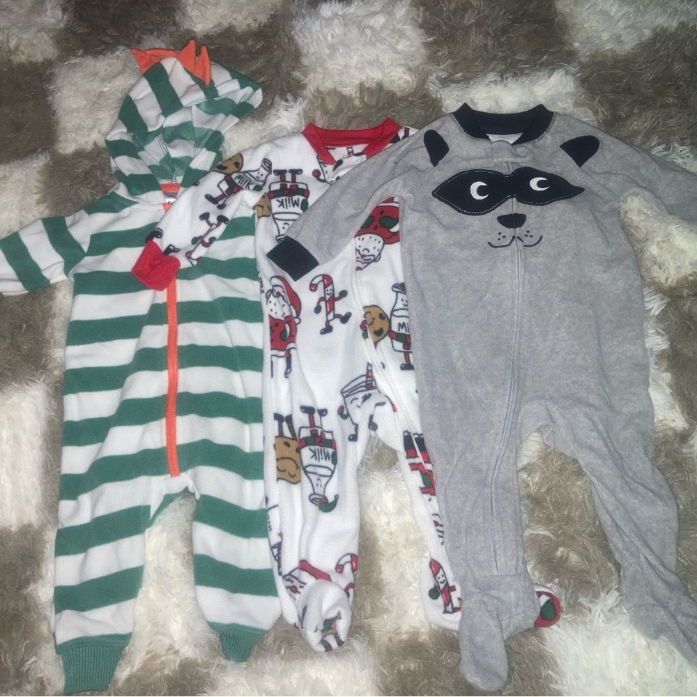Baby boy footies bundle 6m